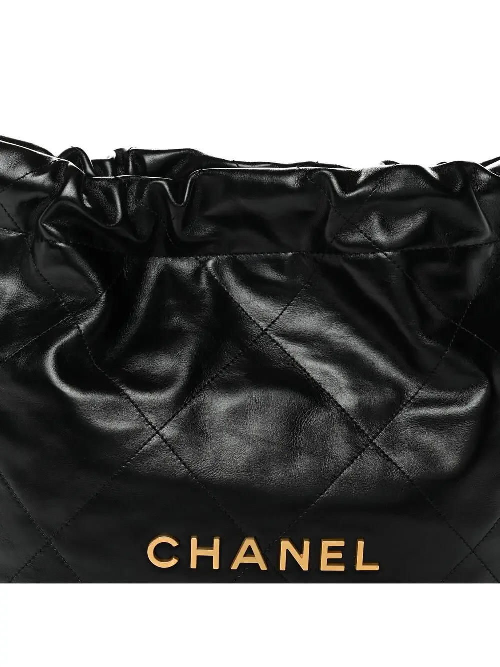 Shiny Calfskin Quilted Small Chanel 22 #295063C50B